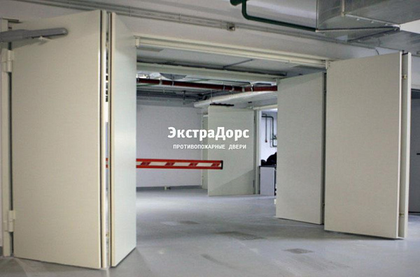 Складывающиеся автоматические противопожарные ворота в Звенигороде  купить