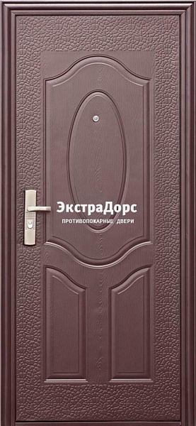 Дверь противопожарная утепленная металлическая глухая EI 30 с ламинатом в Звенигороде  купить